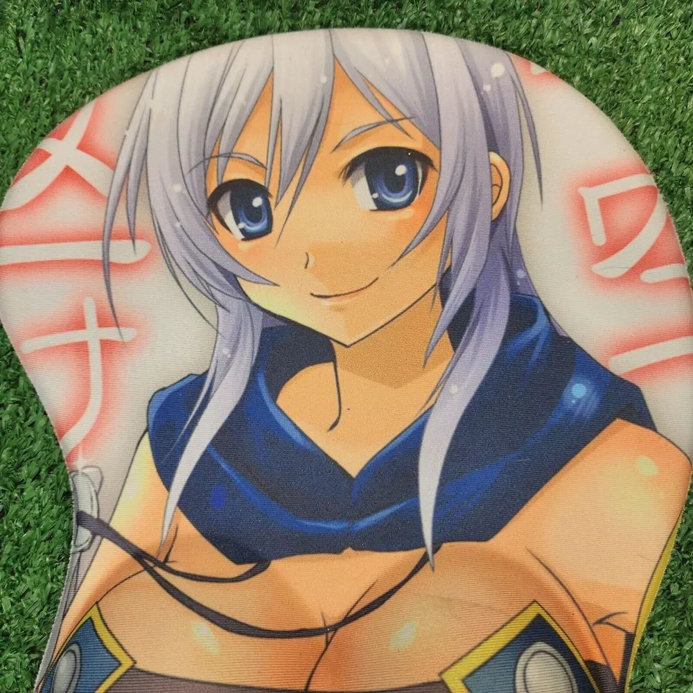 Rare Anime Fanart 3D Wrist Rest Mousepad Retired